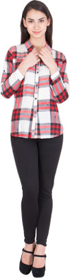 

Trueway Girl's Checkered Casual Multicolor Shirt