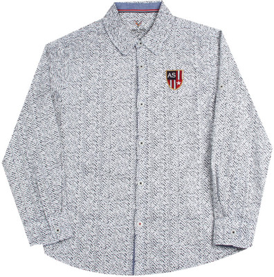 

Allen Solly Junior Boys Printed Casual White Shirt