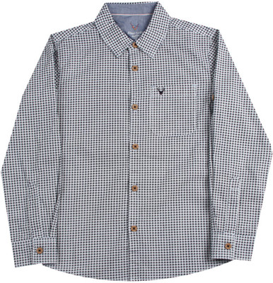 

Allen Solly Junior Boys Printed Casual Shirt, Off white