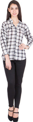 

Trueway Girl's Checkered Casual Multicolor Shirt