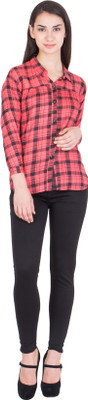 

Trueway Girl's Checkered Casual Multicolor Shirt