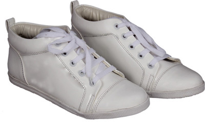 

Footshez Women's White Elegant Fashionable Snickers Shoes Casuals For Women(White