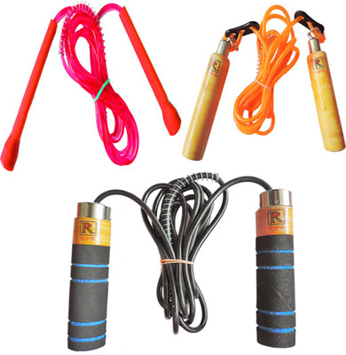 

RIPR special skipping rope combo Freestyle Skipping Rope(Multicolor, Pack of 3)