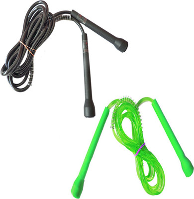 

RIPR Pencil skipping rope combo Freestyle Skipping Rope(Multicolor, Length: 279 cm)