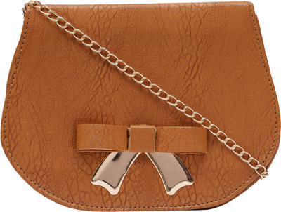 

Fristo Women Casual Tan PU Sling Bag