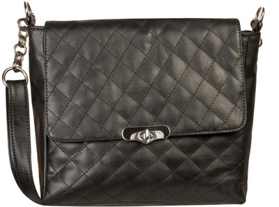 

Louise Belgium Women Casual Black Leatherette Sling Bag