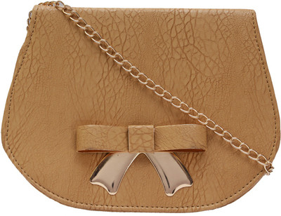 

Fristo Women Casual Beige PU Sling Bag