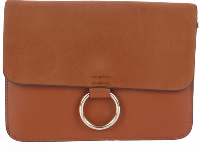 

Fur Jaden Women Casual Tan PU Sling Bag