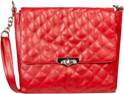 

Louise Belgium Women Casual Red Leatherette Sling Bag