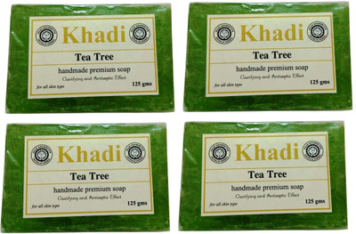 Khadi Herbal Tea Tree Soap(4 x 125 g)