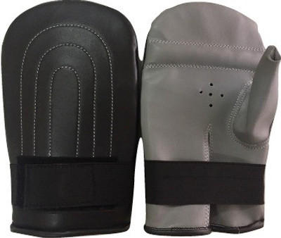 

Le Buckle Straight Bag Gloves Boxing Gloves (Boys, Black, Grey)