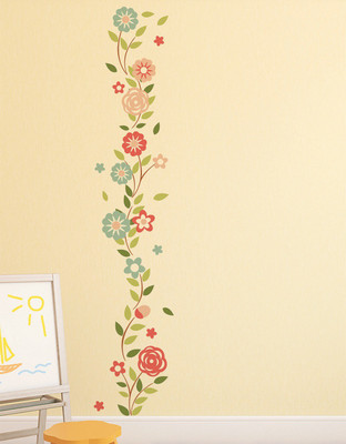 Littlebuds 120 cm Flower Removable Sticker(Pack of 1)