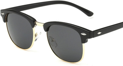 

Azmani Clubmaster Sunglasses(Black)