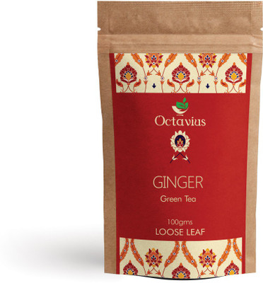 

Octavius Ginger Green Tea Loose Leaf Pouch Pack Ginger Green Tea Tetrapack(100 g)