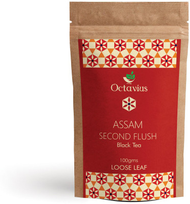 

Octavius Assam 2nd Flush Loose Leaf Black Tea Pouch Pack Black Tea Tetrapack(100 g)