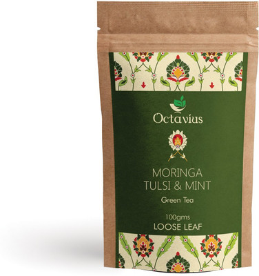 

Octavius Moringa Green Tea Tulsi, Mint Green Tea Tetrapack(100 g)