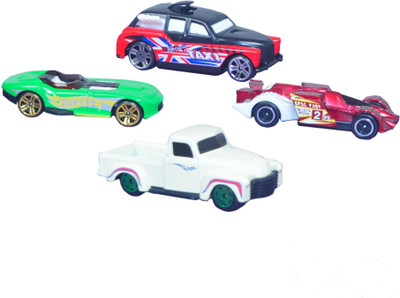 

KidsBazaar Hot Wheel Four Car Gift Pack for kids(Multicolor)