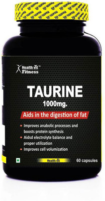 HealthVit Fitness Taurine 1000mg 60 Capsules(60 No)