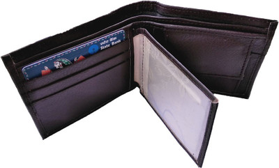 

Printz Men Brown Genuine Leather Wallet(5 Card Slots)