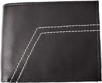 

DIME Men Black Artificial Leather Wallet(3 Card Slots)