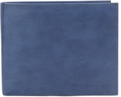 

Peter England Men Blue Artificial Leather Wallet(4 Card Slots)