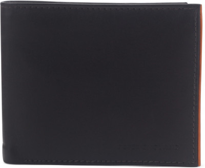 

Peter England Men Orange, Brown Genuine Leather Wallet(8 Card Slots), Brown/orange