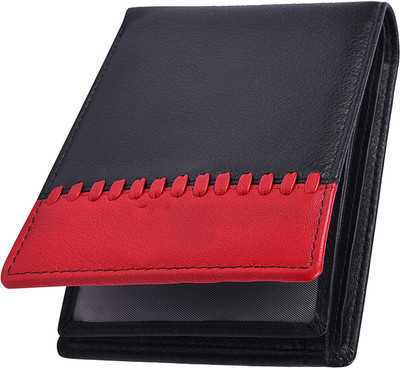 

Accezory Men Black Genuine Leather Wallet(7 Card Slots)