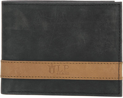 

Louis Philippe Men Black Genuine Leather Wallet(7 Card Slots), Grey