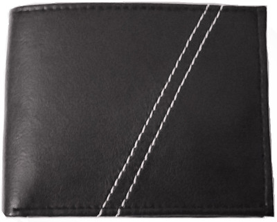 

DIME Men Black Artificial Leather Wallet(3 Card Slots)