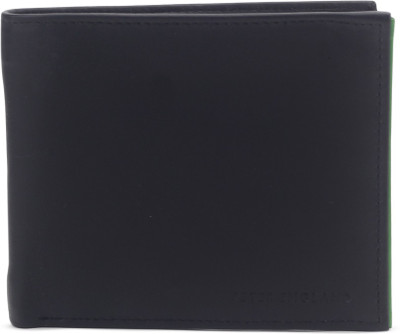 

Peter England Men Black, Green Genuine Leather Wallet(8 Card Slots)