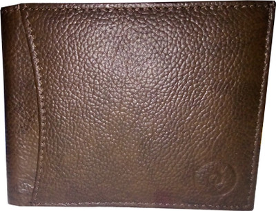

Sperku Men Brown Genuine Leather Wallet(3 Card Slots)