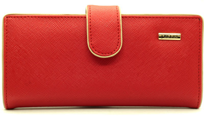 

Zepzop Women Red Artificial Leather Wallet(11 Card Slots)