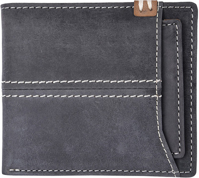 

Death by Color Men Blue Genuine Leather Wallet(6 Card Slots)
