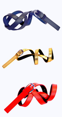 

Piftif Women Formal, Casual Multicolor Artificial Leather Belt