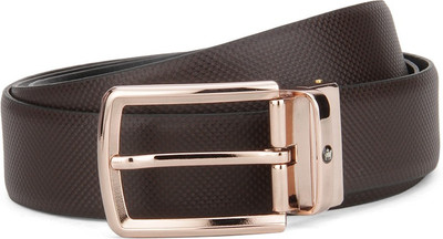 

Louis Philippe Men Black Genuine Leather Reversible Belt