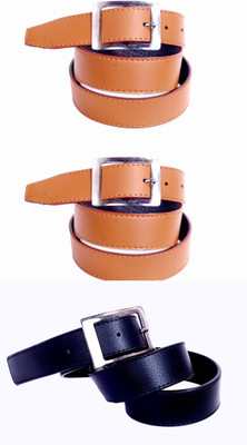 

Piftif Men Formal, Casual Multicolor Artificial Leather Belt