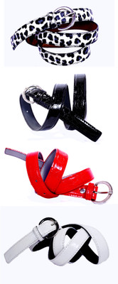 

Piftif Women Formal, Casual Multicolor Artificial Leather Belt
