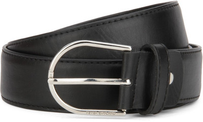 

Peter England Men Formal Black Artificial Leather Belt