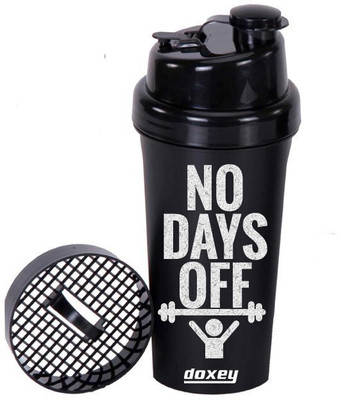 

DOXEY Hercules Gym 700 ml Shaker(Pack of 1, Black)