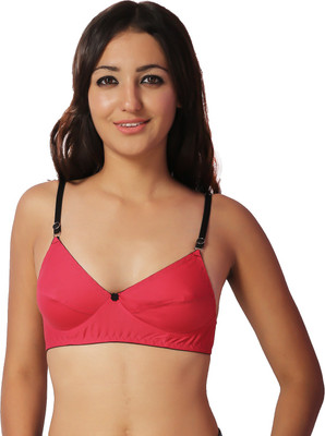 

Ortan Girl's Full Coverage Non Padded Bra(Pink