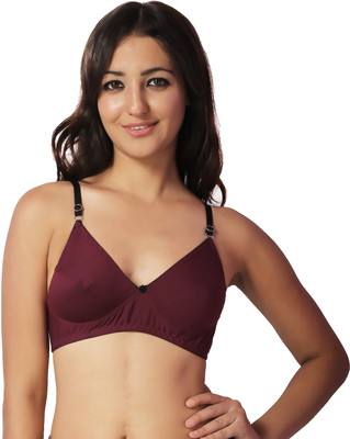 

Ortan Girl's Full Coverage Non Padded Bra(Purple