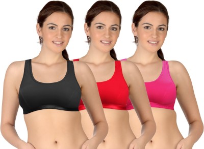 Selfcare New Combination Of Colours Women Sports Bra(Multicolor)