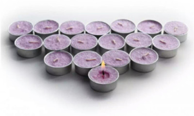 

madhulica MADHULICA TL 2025 Lavender TEA LIGHT CANDLES PACK OF 18PCS Candle(Purple, Pack of 18)