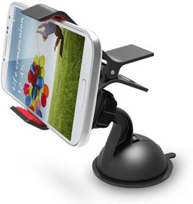 FONE BUDDY Car Mobile Holder for Windshield(Black)