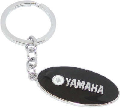 

Aura Full Metal Yamaha Locking Key Chain(Silver, Black)