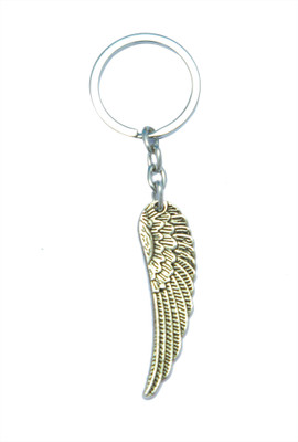 

joshisnest matelic silver wing key ring Key Chain(Silver)