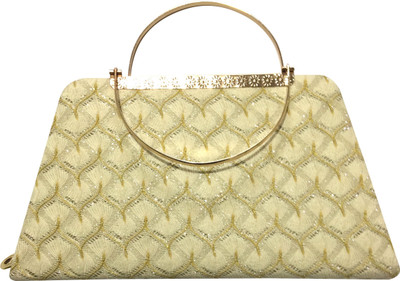 VEENA Casual Gold Clutch