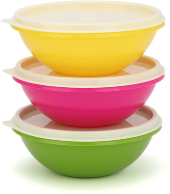 

MasterCook Roman - 600 ml Plastic Food Storage(Pack of 3, Multicolor)