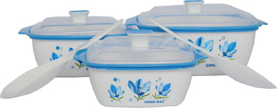 

Magic's Max Container - 2500 ml Plastic Grocery Container(Pack of 4, Blue)