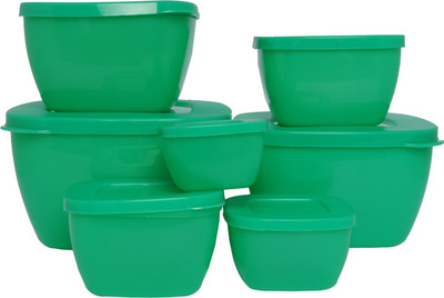 

Magic's Max Container - 2475 ml Plastic Grocery Container(Pack of 7, Green)